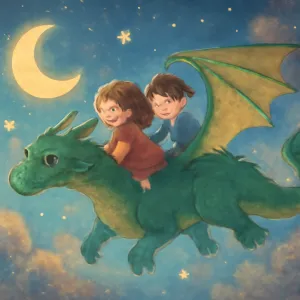 A dream of riding a dragon with a friend