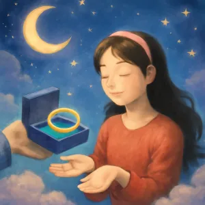 A dream where you receive a gift of ํ์ง