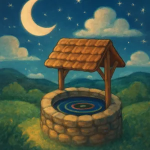 A dream about oil floating in a well