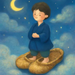 A dream about wearing straw shoes