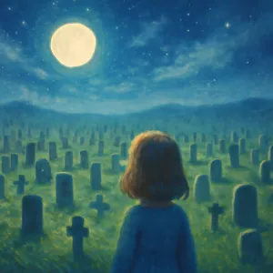 Dream of seeing a wide cemetery