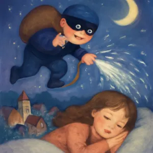 A dream about a thief spraying water recklessly