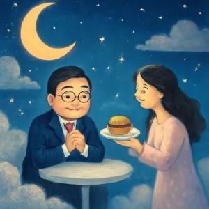 Dreaming of serving food to a politician