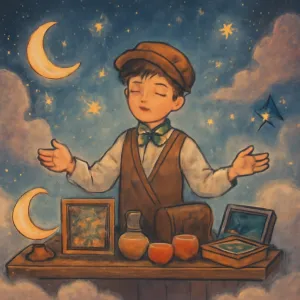 A dream of trying to sell things as a salesman.