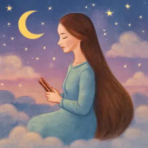 A dream about neatly combed long hair