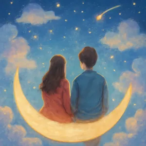 A dream where two people were sitting side by side