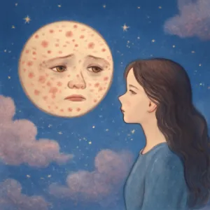 A dream about seeing a pockmarked face