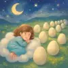 A dream where eggs are orderly arranged.