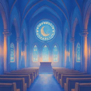 A dream where the inside of the church was completely empty