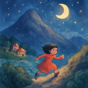 A dream about hurriedly descending from a mountain