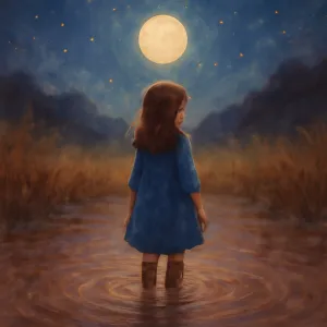 Standing in muddy water