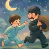 A dream where I was being chased by a thief, but I ended up the one chasing him.