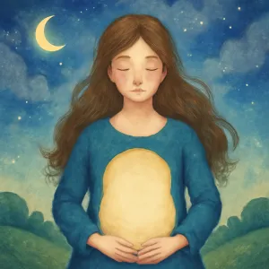 A dream where the inside of my stomach was completely empty.