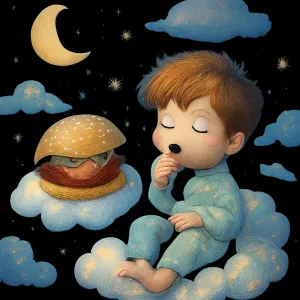 A dream in which you think you're hungry