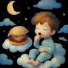 A dream in which you think you're hungry