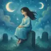 A dream about sitting on top of a grave