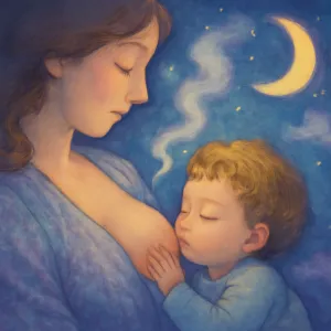 A dream where someone attempts to nurse from their mother but no milk comes out.