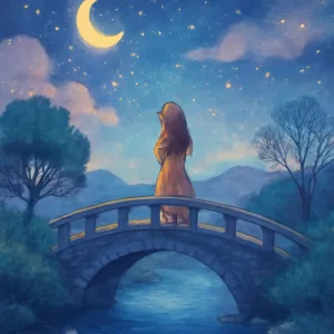 A dream about waiting for someone on a bridge