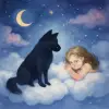Dreaming of seeing a black dog