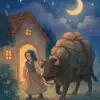 A dream of leaving the house carrying a load heavily loaded on a cow's back