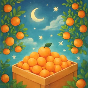 A dream about oranges or tangerines bearing a lot of fruit or filling a box