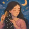 A dream where a lot of dandruff falls while combing your hair