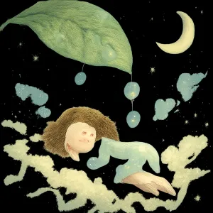 A dream of dewdrops falling from a leaf