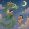 A dream where I was riding a dragon with a friend, but I fell alone.
