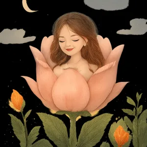 A dream about returning into a flower