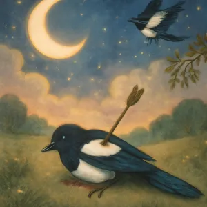 Dream of a magpie being shot and killed