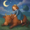 A dream in which a cow, whether riding or driving it, falls and cannot get up