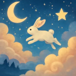 A dream of a rabbit running away