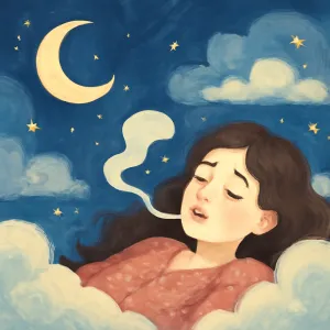 A dream about having a dry mouth or saliva drying up in your mouth
