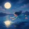 A dream of trying to catch the moon reflected in the water but falling into the water.