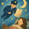 A dream about a police officer bringing a warrant of arrest or a court summons.
