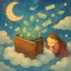 A dream where you had a lot of money in your wallet