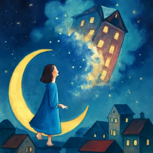 A dream where a building suddenly disappears