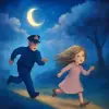 A dream of being chased by a police officer