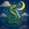 Dreaming of a snake swallowing a knife