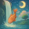 A dream of a carp falling from a waterfall