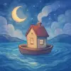 A dream about a house floating away in a large river