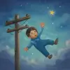 A dream about falling while climbing a utility pole