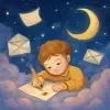 A dream where you write in letters