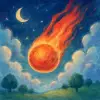 A dream about a fiery ball falling from the clouds