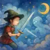 A dream of a swordsman fighting.