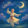 A dream in which you see a monk performing a traditional dance (seungmu).
