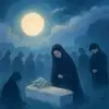 A dream in which there were multiple mourners at a funeral.