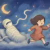 A dream where I saw a body wrapped in gauze and ran away