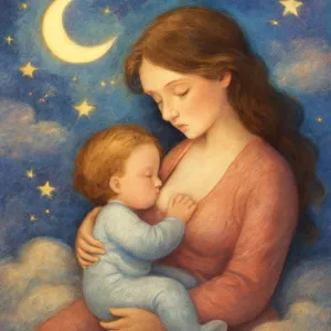 A dream about a young child nursing