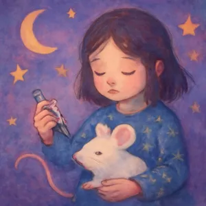 A dream about giving an injection to a white mouse